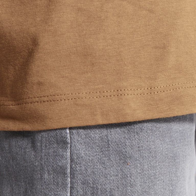Basic tee "Andie" Tobacco